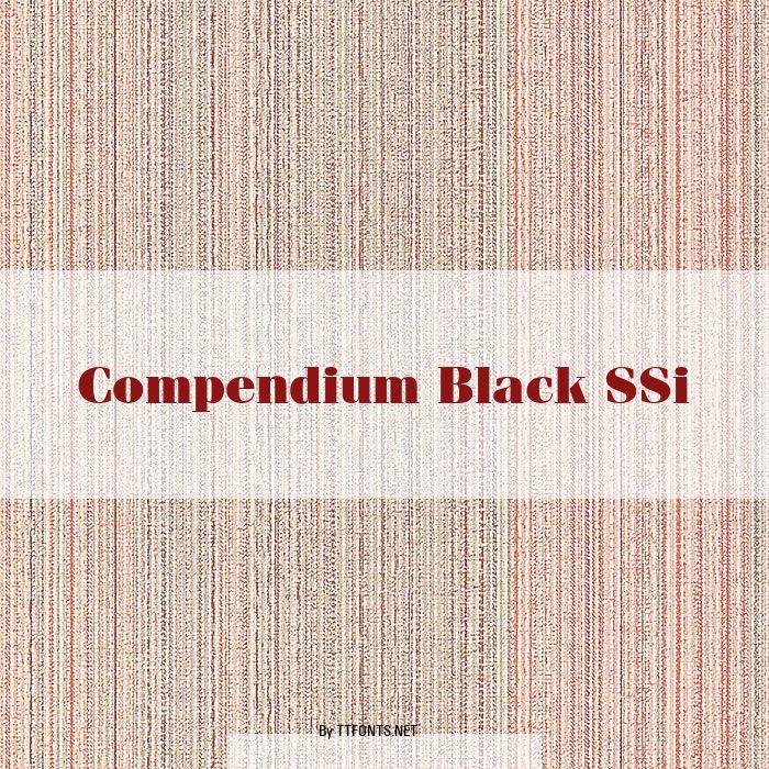 Compendium Black SSi example